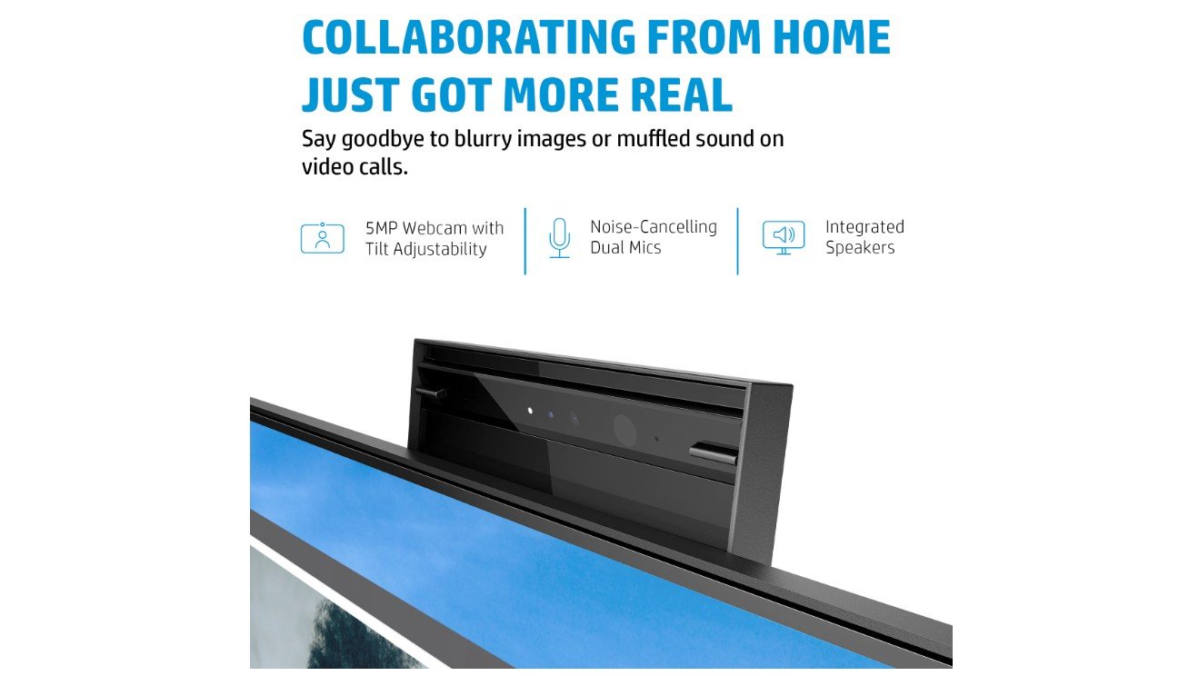 HP E27m G4 QHD (2560 x 1440) USB-C Conferencing Monitor - Image 5