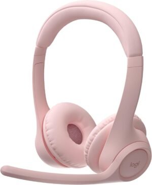 Logitech Zone 300 Wireless Bluetooth Headset with Noise-Canceling Mic - Rose